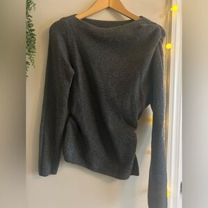 Grey Abercrombie & Fitch sweater synched sides